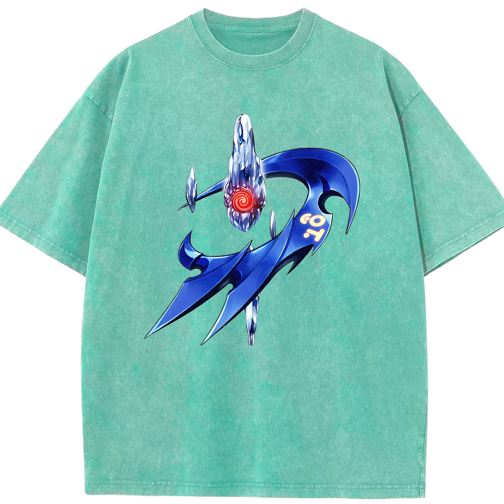 （画像用） 遊☆戯☆王 Yu-Gi-Oh! 綿100% ヴィンテージ風 半袖Tシャツ（フロントプリント）